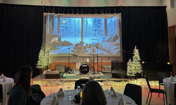 Holiday on the Hill party