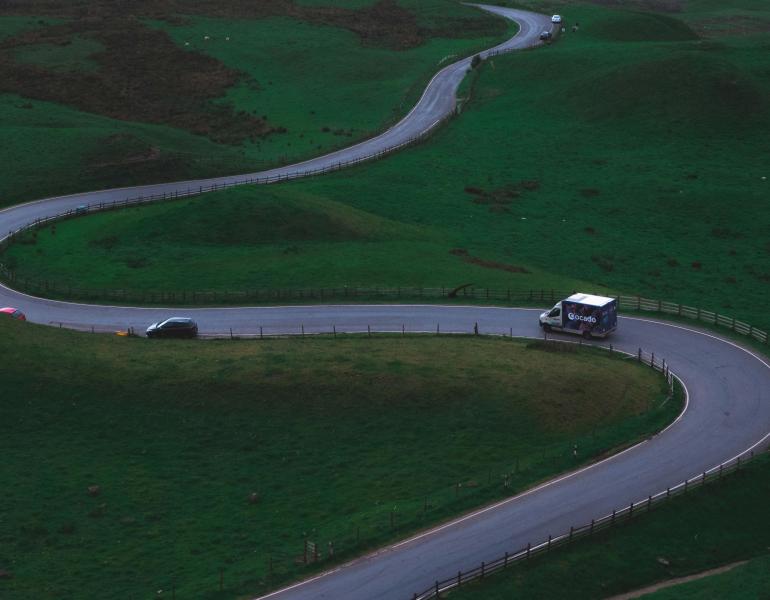 A winding road
