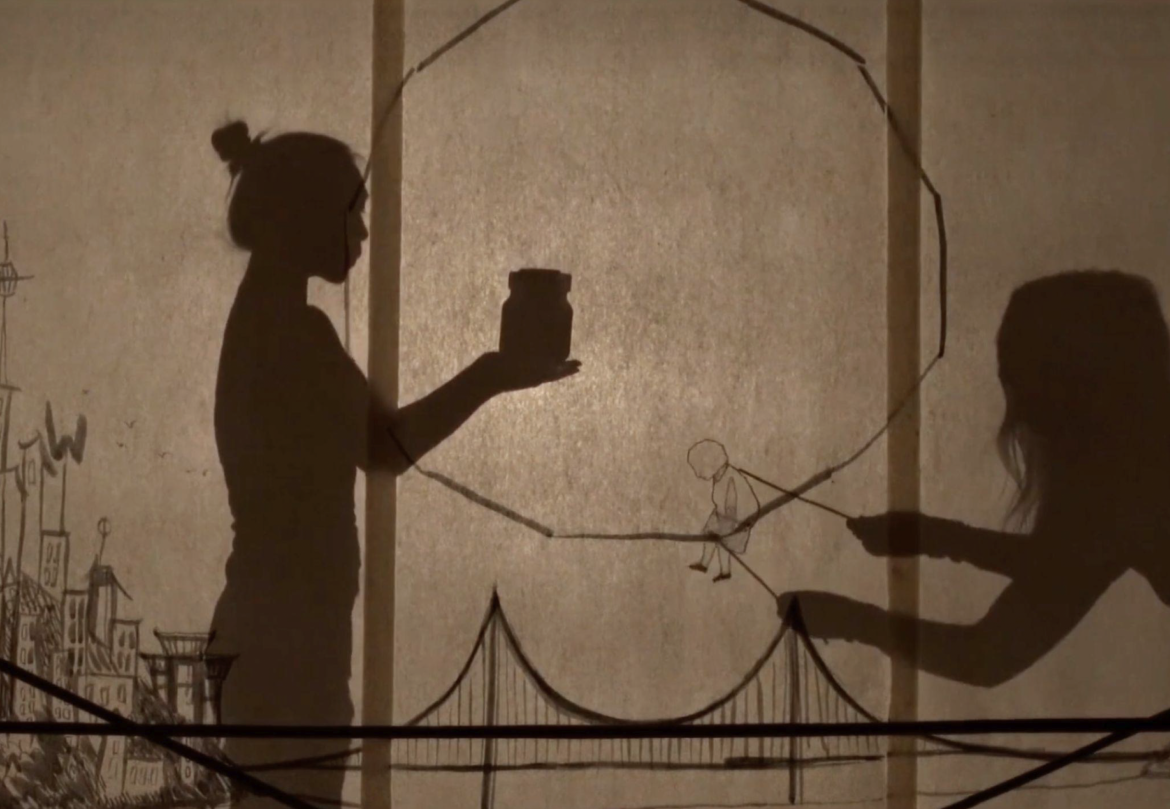 Production Still from Firehorse and Shadow