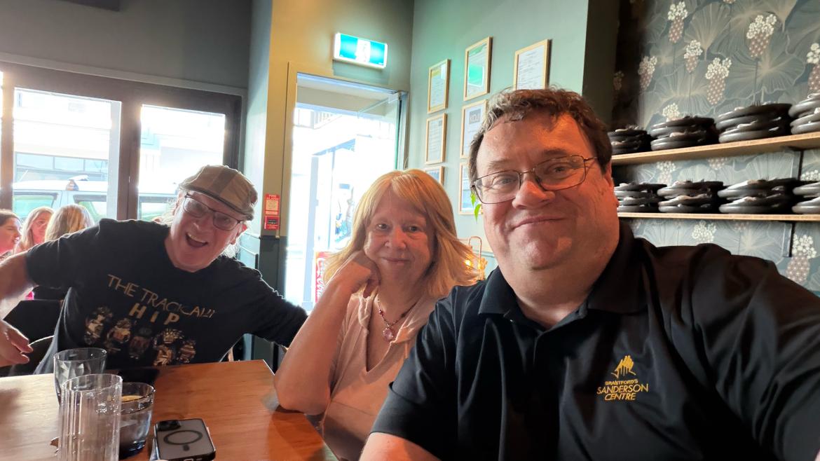 Ronnie, Judy and Glenn in NZ
