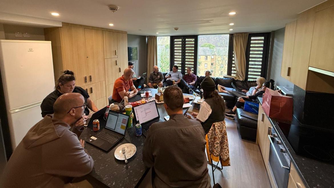 Group of people in a room